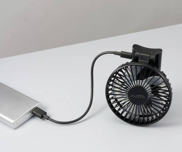 Produktbild: Sygonix Handventilator 4W Schwarz