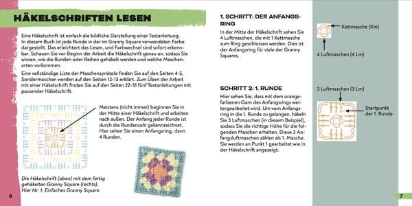 Produktbild: Granny Square H&auml;kel-Karten (Deutsche Ausgabe)