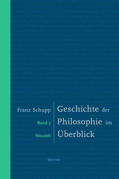 Produktbild: Geschichte der Philosophie im &Uuml;berblick. Band 3. Neuzeit