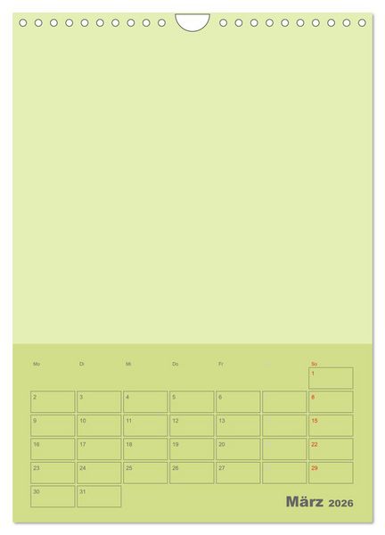 Produktbild: Bastel Terminkalender (Wandkalender 2026 DIN A4 hoch), CALVENDO Monatskalender