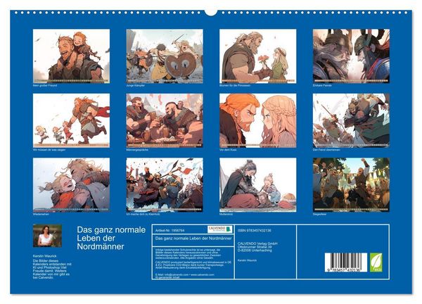 Produktbild: Das ganz normale Leben der Nordm&auml;nner (hochwertiger Premium Wandkalender 2026 DIN A2 quer), Kunstdruck in Hochglanz