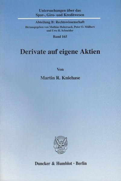 Produktbild: Derivate auf eigene Aktien.