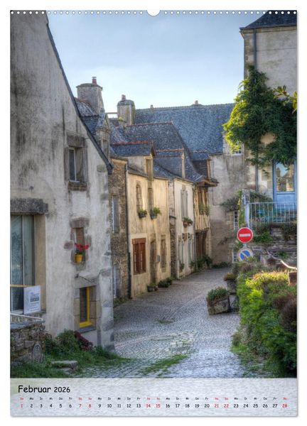 Produktbild: Rochefort-en-Terre. Traumdorf in der Bretagne (hochwertiger Premium Wandkalender 2026 DIN A2 hoch), Kunstdruck in Hochglanz