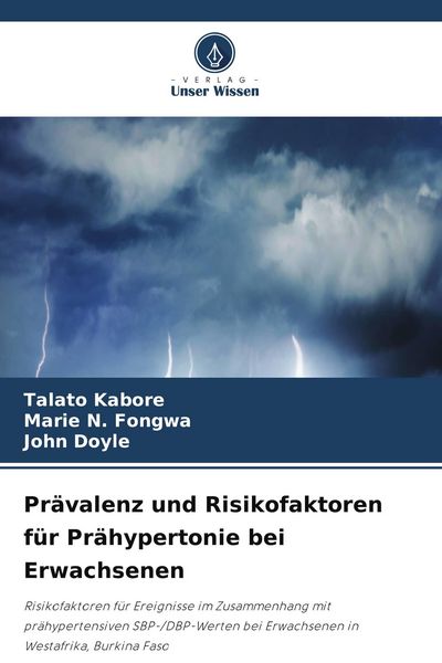 Produktbild: Pr&auml;valenz und Risikofaktoren f&uuml;r Pr&auml;hypertonie bei Erwachsenen