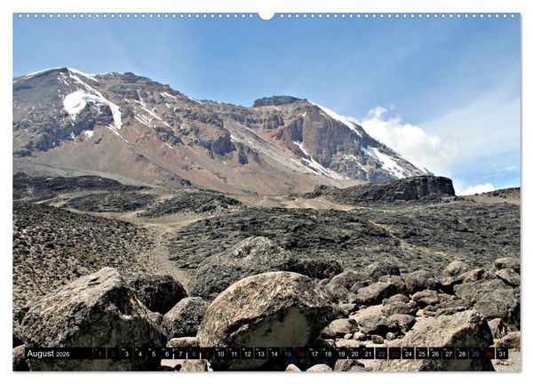 Produktbild: Kilimanjaro - das Dach Afrikas (hochwertiger Premium Wandkalender 2026 DIN A2 quer), Kunstdruck in Hochglanz