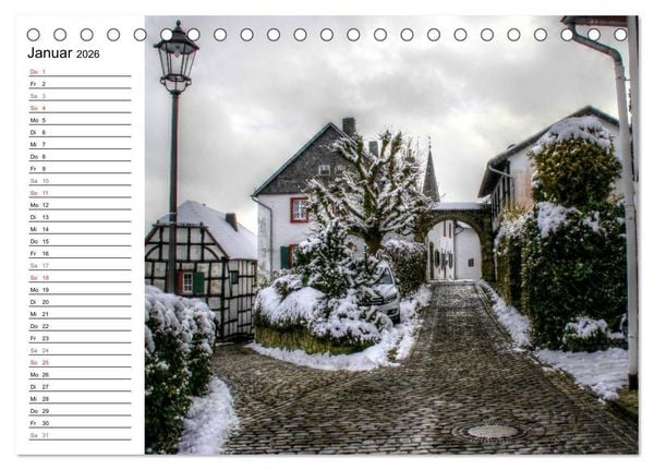 Produktbild: Die sch&ouml;nsten Orte der Eifel (Tischkalender 2026 DIN A5 quer), CALVENDO Monatskalender