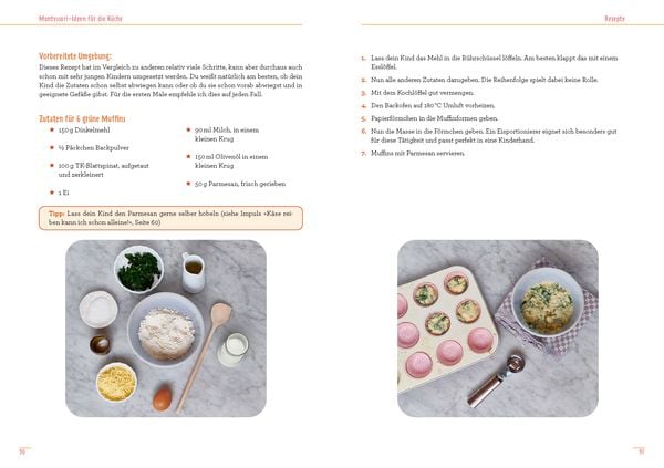 Produktbild: Montessori-Ideen für die Küche – Kochen mit Kindern