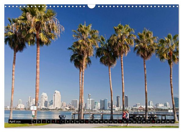 Produktbild: Kalifornien USA (Wandkalender 2026 DIN A3 quer), CALVENDO Monatskalender