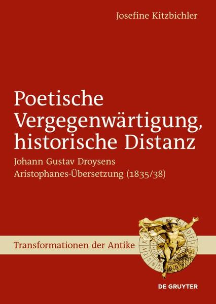 Produktbild: Poetische Vergegenw&auml;rtigung, historische Distanz
