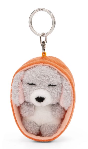 Produktbild: Schl&uuml;sselanh&auml;nger Sleeping Pets Hund Pudel grau