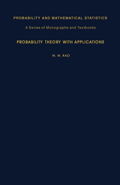 Produktbild: Probability Theory with Applications