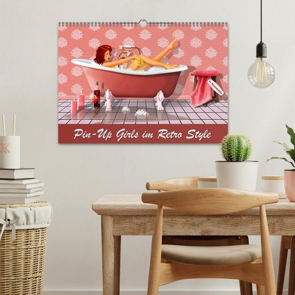 Produktbild: Pin-Up Girls im Retro Style by Mausopardia (Wandkalender 2026 DIN A3 quer), CALVENDO Monatskalender