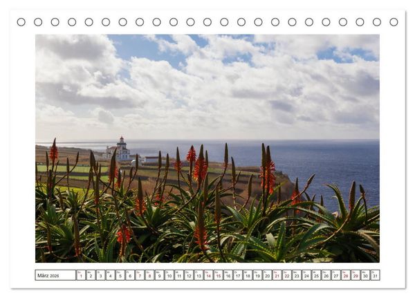 Produktbild: S&atilde;o Miguel - Natursch&ouml;nheit der Azoren (Tischkalender 2026 DIN A5 quer), CALVENDO Monatskalender