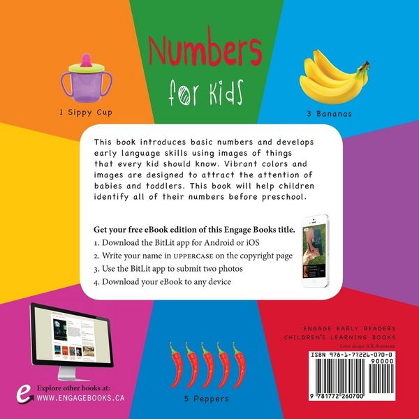 Produktbild: Numbers for Kids age 1-3 (Engage Early Readers)