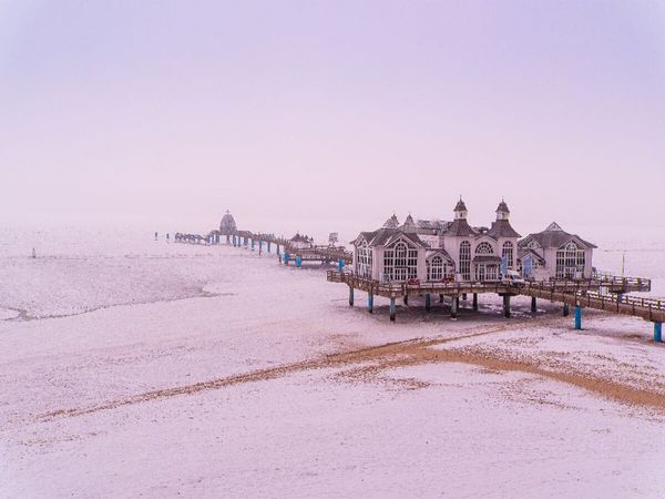 Produktbild: CALVENDO Puzzle Ostseebad Sellin im Winter | 1000 Teile Lege-Gr&ouml;&szlig;e 64x48cm Foto-Puzzle f&uuml;r gl&uuml;ckliche Stunden