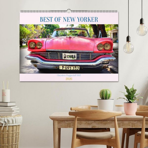 Produktbild: Best of New Yorker - Chryslers Flaggschiff 1957 (Wandkalender 2026 DIN A2 quer), CALVENDO Monatskalender