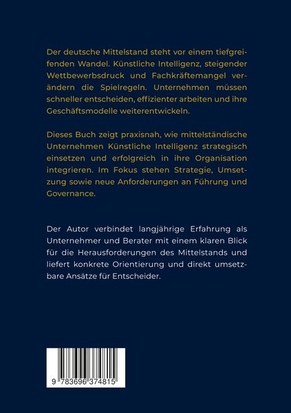 Produktbild: K&uuml;nstliche Intelligenz im Mittelstand