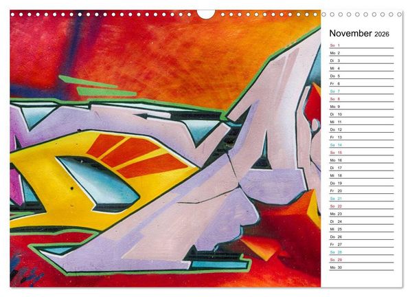 Produktbild: Dresden Graffiti (Wandkalender 2026 DIN A3 quer), CALVENDO Monatskalender