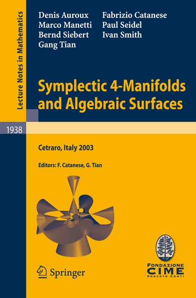 Produktbild: Symplectic 4-Manifolds and Algebraic Surfaces