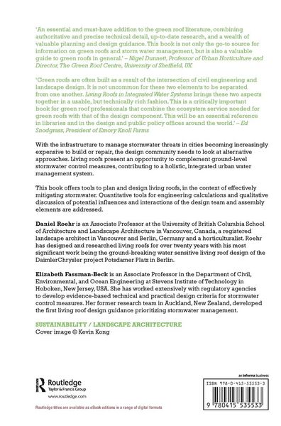 Produktbild: Living Roofs in Integrated Urban Water Systems