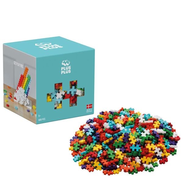 Produktbild: PLUS PLUS - 600 Kreativ Bausteine Regenbogen