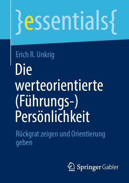 Produktbild: Die werteorientierte (F&uuml;hrungs-)Pers&ouml;nlichkeit