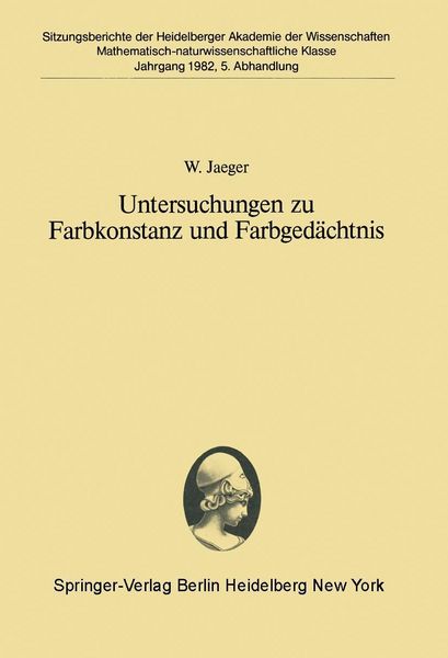 Produktbild: Untersuchungen zu Farbkonstanz und Farbged&auml;chtnis