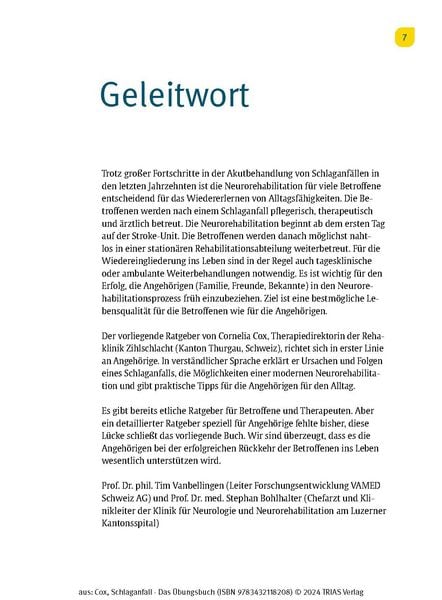 Produktbild: Schlaganfall - Das &Uuml;bungsbuch
