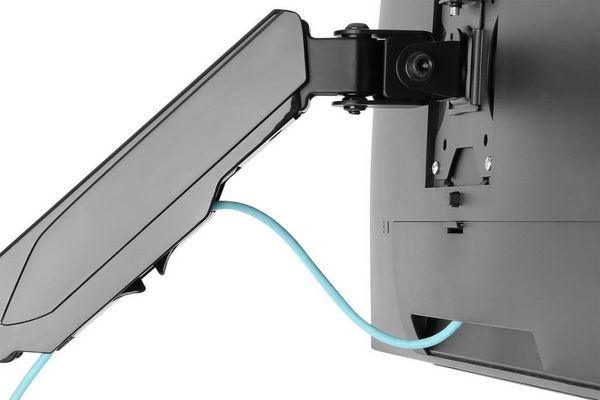 Produktbild: Digitus Monitor-Wandhalterung DA-90396 1 Display(s) 33,0 cm (13") - 81,3 cm (32") Schwarz, Schwarz (matt) Drehbar, H&ouml;henverstellbar, Neigbar