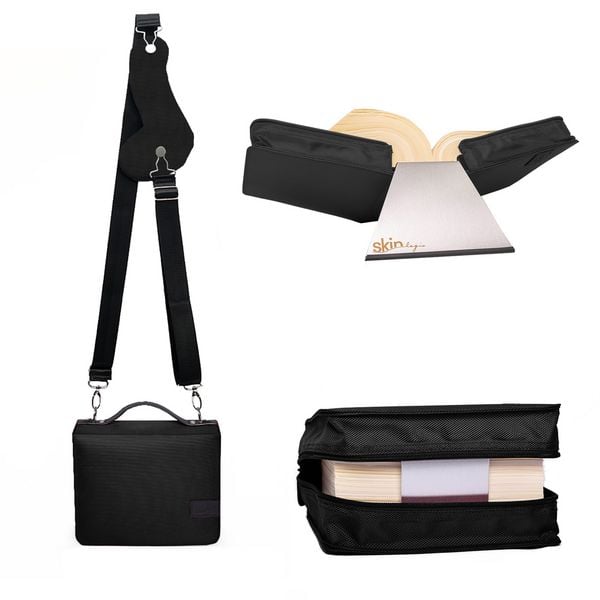Produktbild: Buchh&uuml;llen-Tasche - schwarz