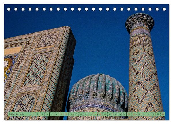 Produktbild: Seidenstra&szlig;e - Khiva bis Lanzhou (Tischkalender 2026 DIN A5 quer), CALVENDO Monatskalender