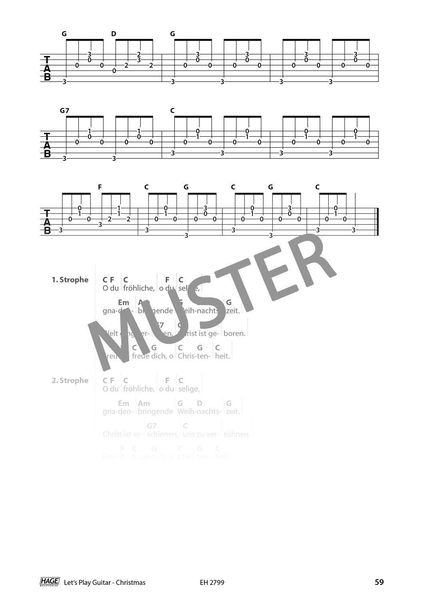 Produktbild: Let's Play Guitar Christmas