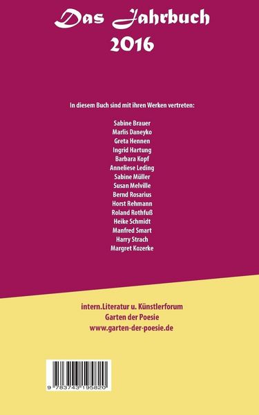 Produktbild: Blick zur&uuml;ck ... 2016