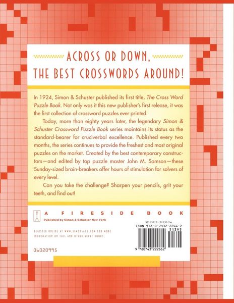 Produktbild: Simon & Schuster Crossword Puzzle Book