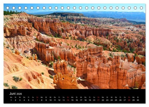 Produktbild: USA Landscapes (Tischkalender 2026 DIN A5 quer), CALVENDO Monatskalender