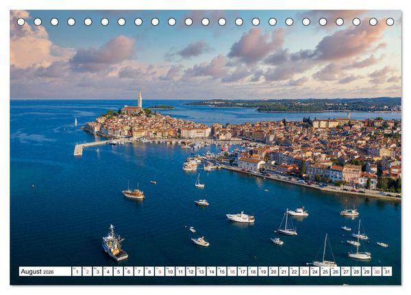 Produktbild: Europas St&auml;dte und D&ouml;rfer (Tischkalender 2026 DIN A5 quer), CALVENDO Monatskalender
