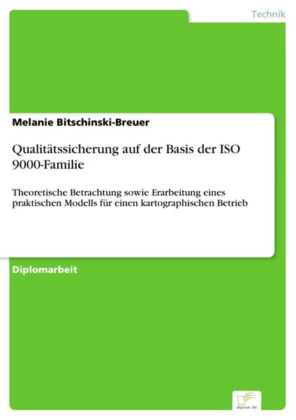 Produktbild: Qualit&auml;tssicherung auf der Basis der ISO 9000-Familie