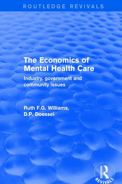 Produktbild: The Economics of Mental Health Care