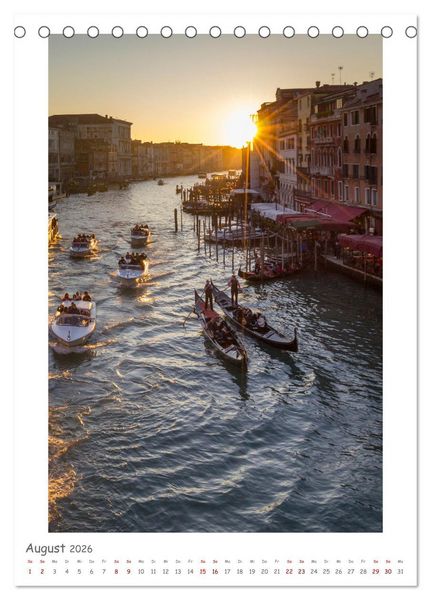 Produktbild: Venedig anders sehen (Tischkalender 2026 DIN A5 hoch), CALVENDO Monatskalender