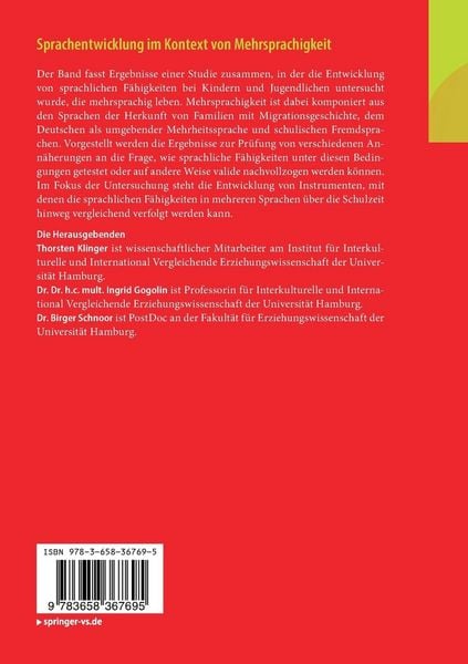 Produktbild: Sprachentwicklung im Kontext von Mehrsprachigkeit