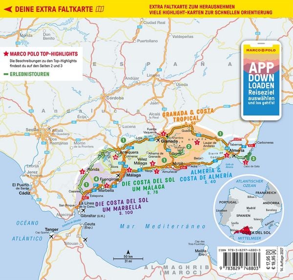 Produktbild: MARCO POLO Reisef&uuml;hrer Costa del Sol, Costa de Almer&iacute;a, Costa Tropical, Granada