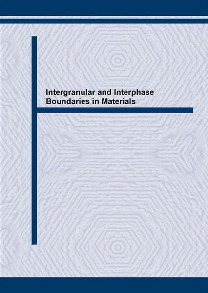 Produktbild: Intergranular and Interphase Boundaries in Materials II