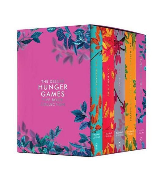 Produktbild: Hunger Games 5-Book Box Set (Deluxe Edition) (the Hunger Games, Catching Fire, Mockingjay, the Ballad of Songbirds and Snakes, Sunrise on the Reaping)