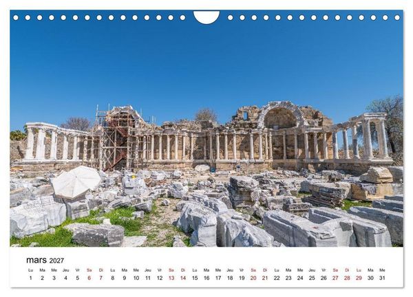 Produktbild: LA RIVIERA TURQUE Antiquit&eacute;. C&ocirc;te. Lumi&egrave;re. (Calendrier mural 2027 DIN A4 vertical), CALVENDO calendrier mensuel