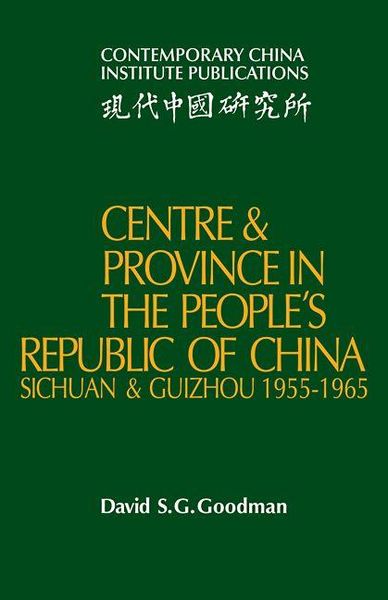 Produktbild: Centre and Province in the People's Republic of China