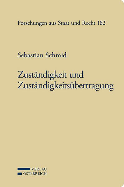 Produktbild: Zust&auml;ndigkeit und Zust&auml;ndigkeits&uuml;bertragung