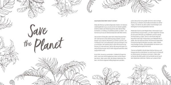 Produktbild: Save the Planet &ndash; Das Ausmalbuch &ndash; Colors for Future!