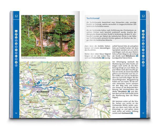 Produktbild: KOMPASS Wanderf&uuml;hrer Naturpark Schw&auml;bisch-Fr&auml;nkischer Wald, Die Wanderregion bei Stuttgart, 50 Touren mit Extra-Tourenkarte