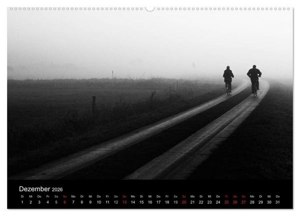 Produktbild: Das Licht in Schwarz und Wei&szlig; (hochwertiger Premium Wandkalender 2026 DIN A2 quer), Kunstdruck in Hochglanz