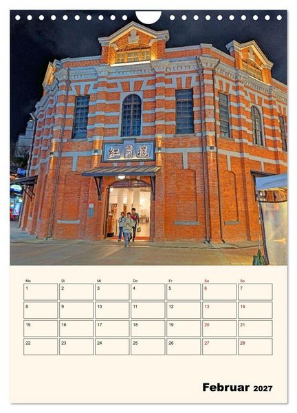 Produktbild: Taipeh &ndash; Stadt der Kontraste (Wandkalender 2027 DIN A4 hoch), CALVENDO Monatskalender